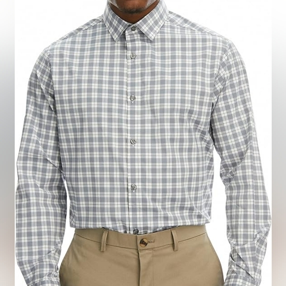 Perry Ellis Men's Performance "The Tech Shirt" Long Sleeve Shirt NEW - Picture 1 of 3